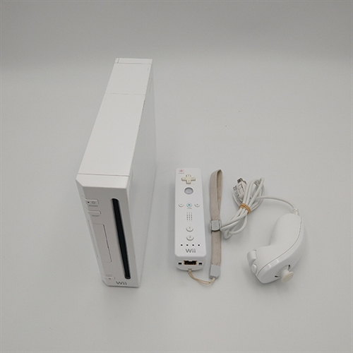 Nintendo Wii Konsol - Hvid - RVL-001 - Uden fod - SNR LEH261204544 (B Grade) (Genbrug)